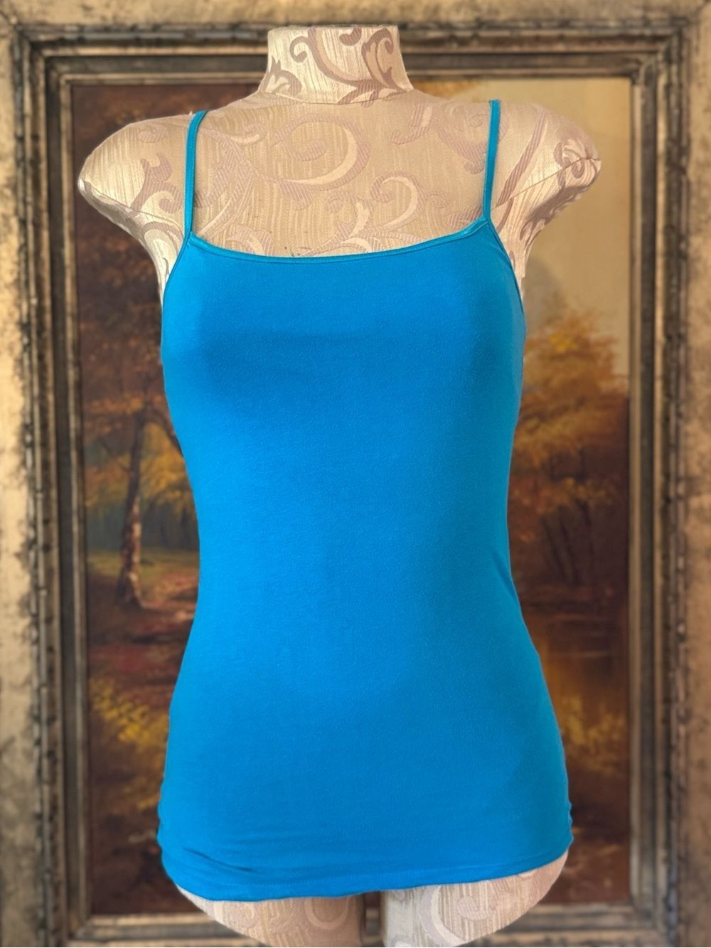 Blue Aeropostale style 4570 Vintage 95% cotton cami